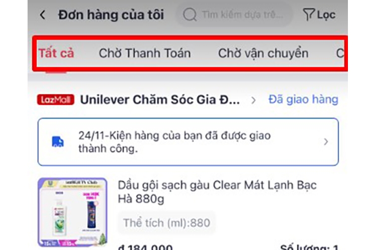 tra cứu giúp lô hàng Lazada (hình 2)