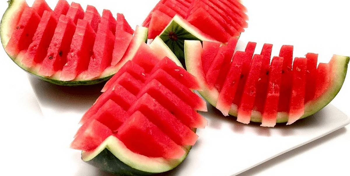 cách cắt dứa hấu đẹp - hình 1