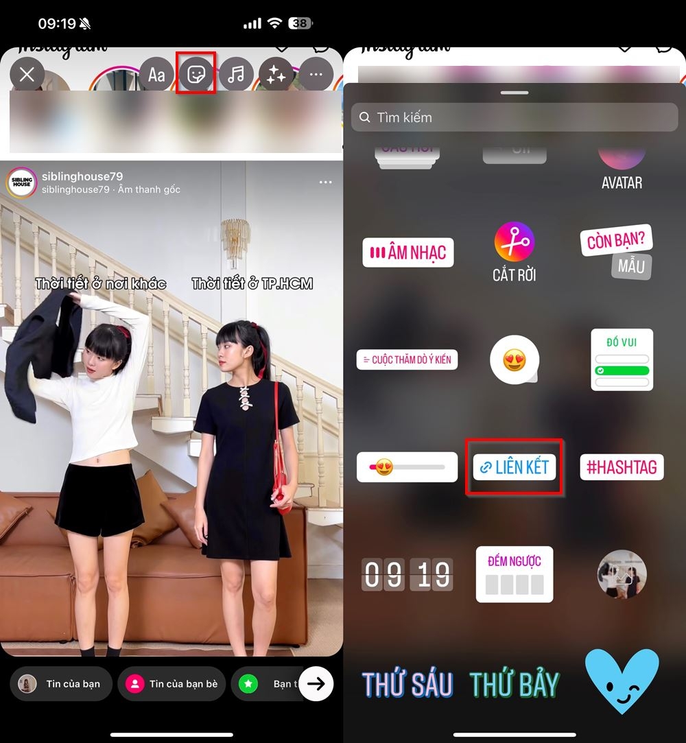 Cách chèn đường link liên kết trên story Facebook 2