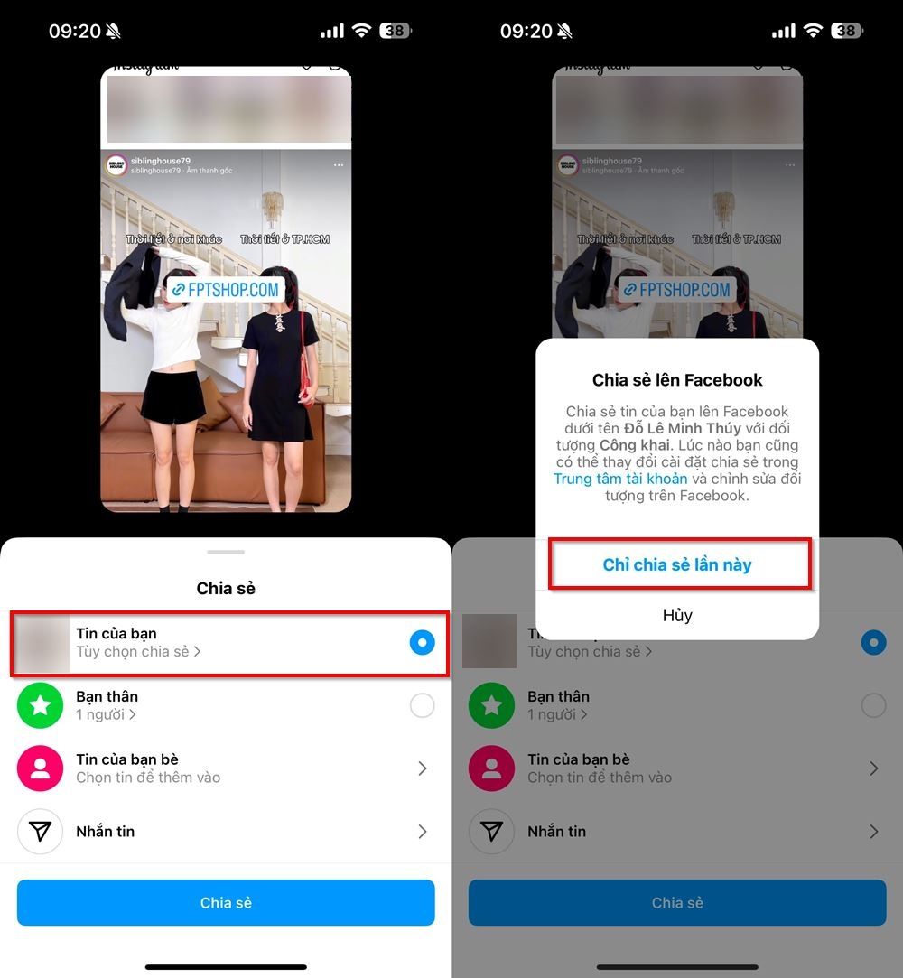 Cách chèn đường link liên kết trên story Facebook 4