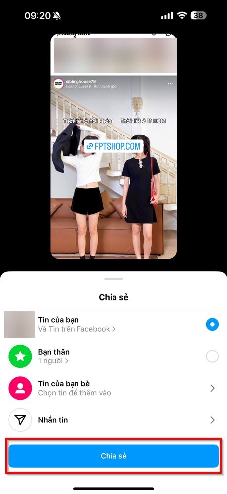 Cách chèn đường link liên kết trên story Facebook 5