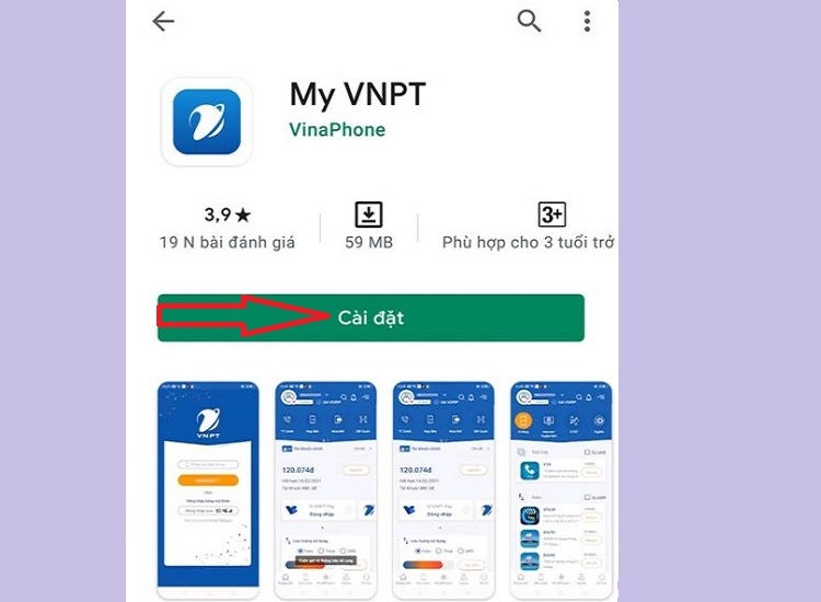 Tải ứng dụng My VNPT về điện thoại