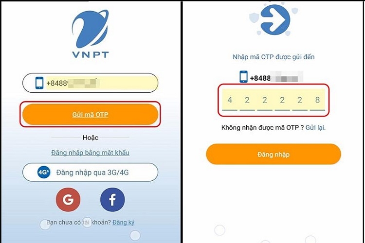 Đăng nhập vào My VNPT