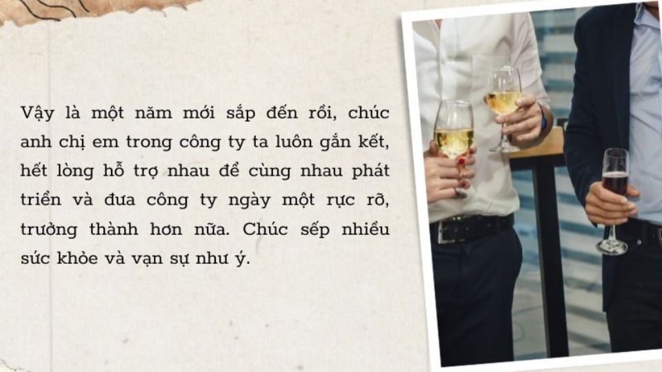 Chúc sếp và đồng nghiệp