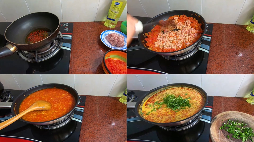 Thực hiện nấu nước sốt