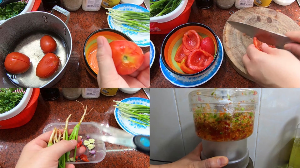 Sơ chế các nguyên liệu