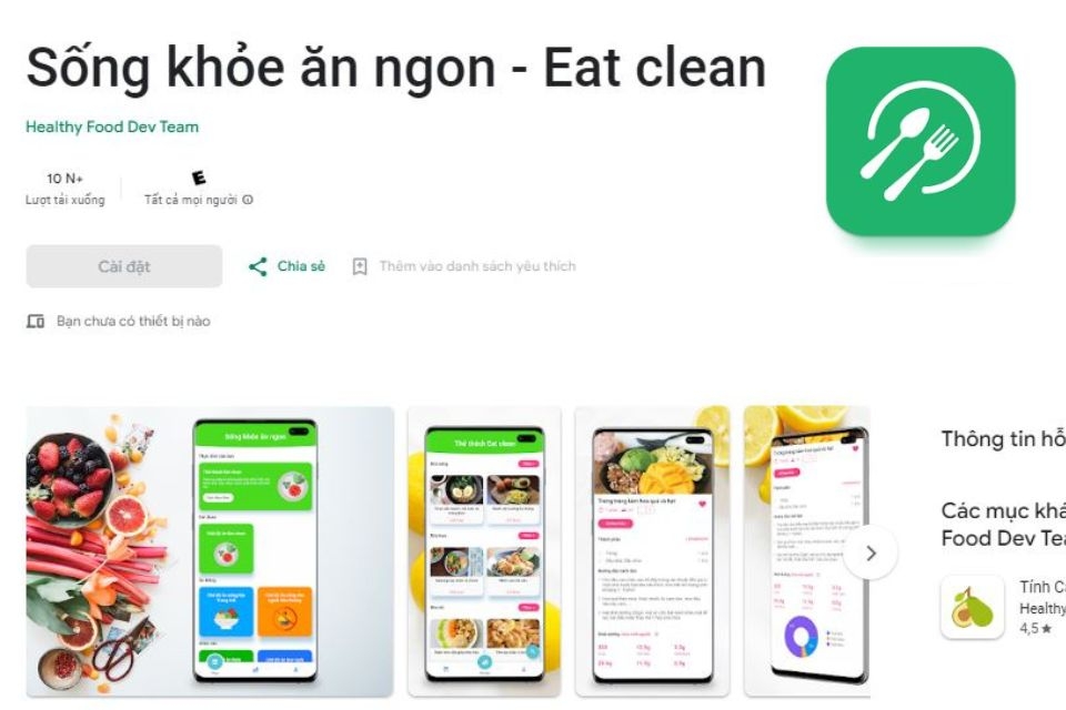 App tính calo thức ăn 12