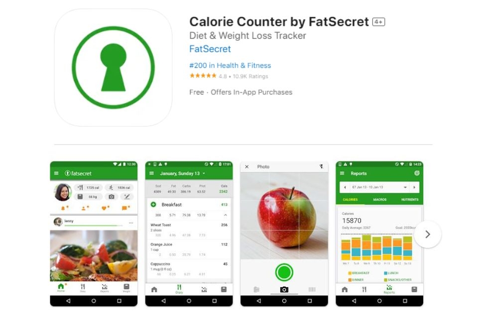 App tính calo thức ăn 5