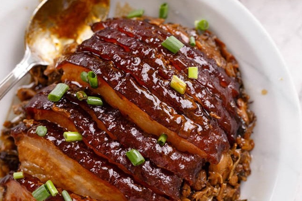 Món khâu nhục chuẩn vị Lạng Sơn.