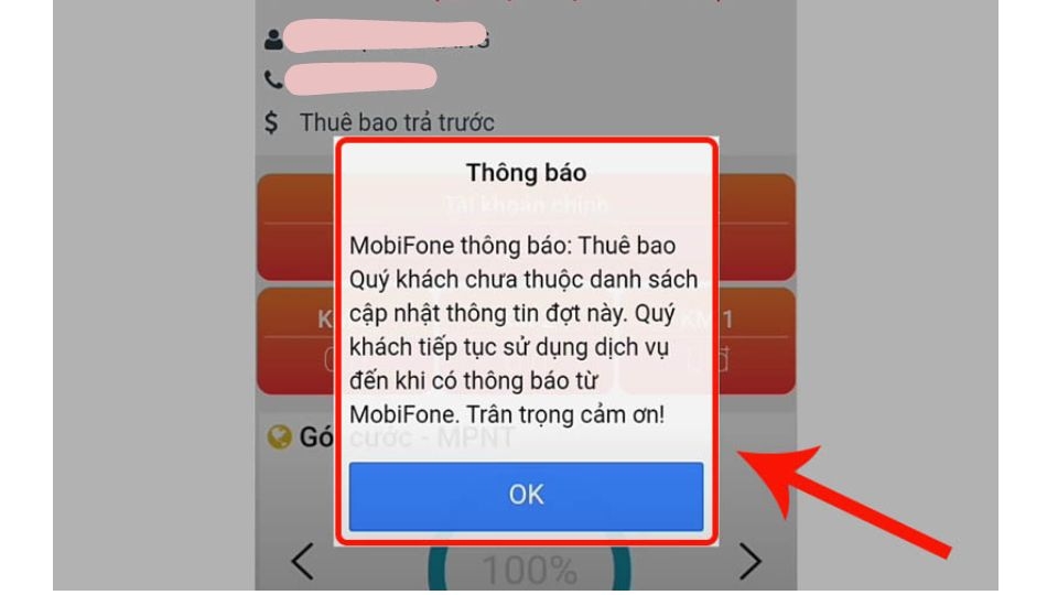 Tiến hành cập nhật thông tin.