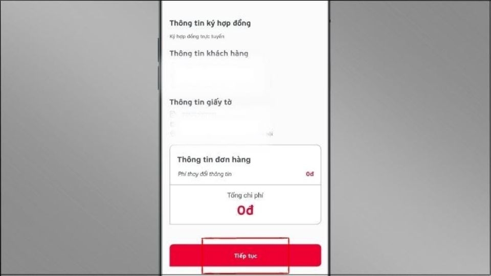 bạn nhấn vào “Tiếp tục”.