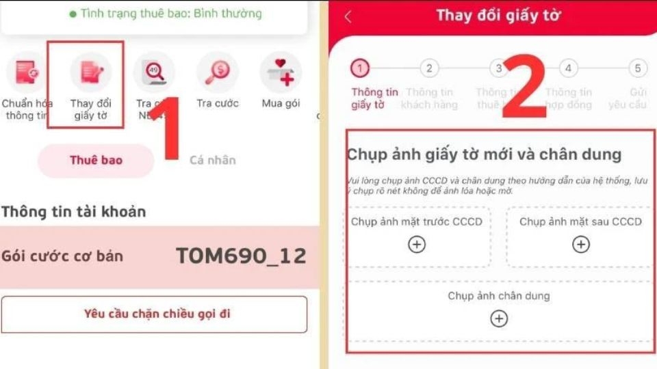 Ở trang chủ, bạn nhấn vào “Biểu tượng ba gạch” ở góc trên bên trái