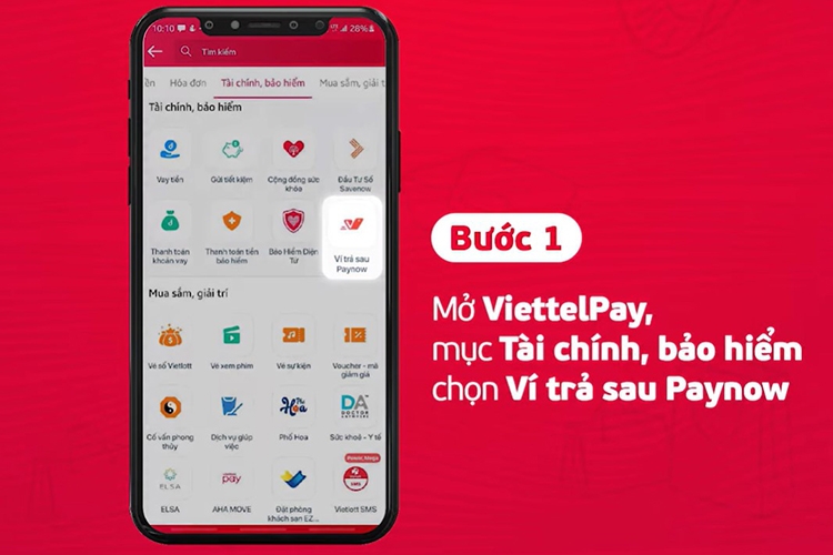 Ví trả sau Paynow (hình 12)