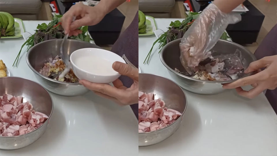 Ướp cá trê với các gia vị