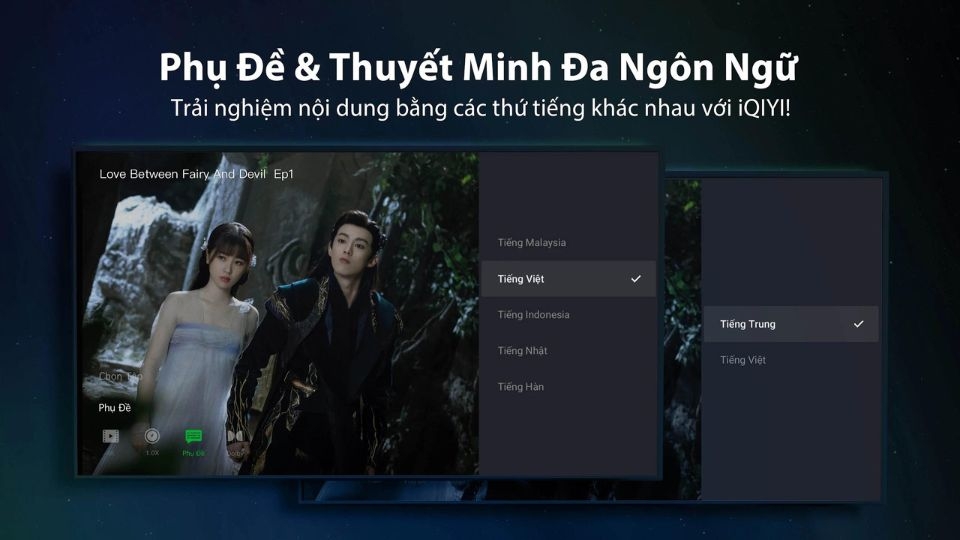 Cung cấp phụ đề đa ngôn ngữ