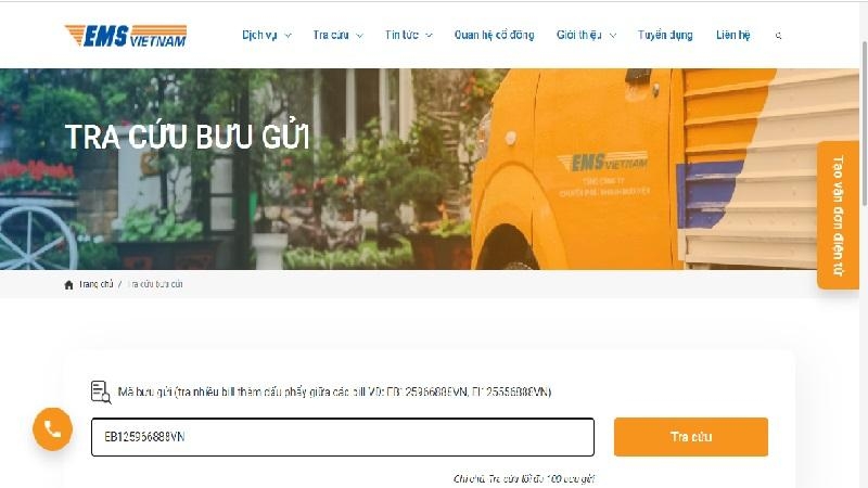 tra cứu vận đơn EMS - hình 6