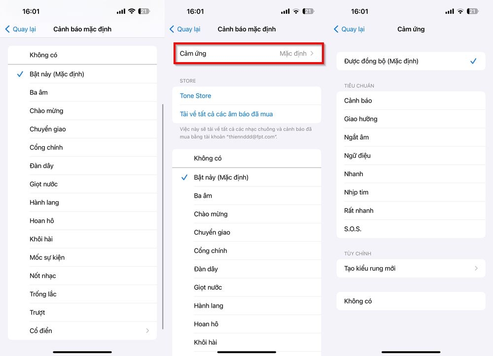 Cách đổi âm cảnh báo trên iPhone 2