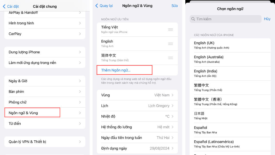 Các bước đổi ngôn ngữ iPhone cực chi tiết và dễ hiểu