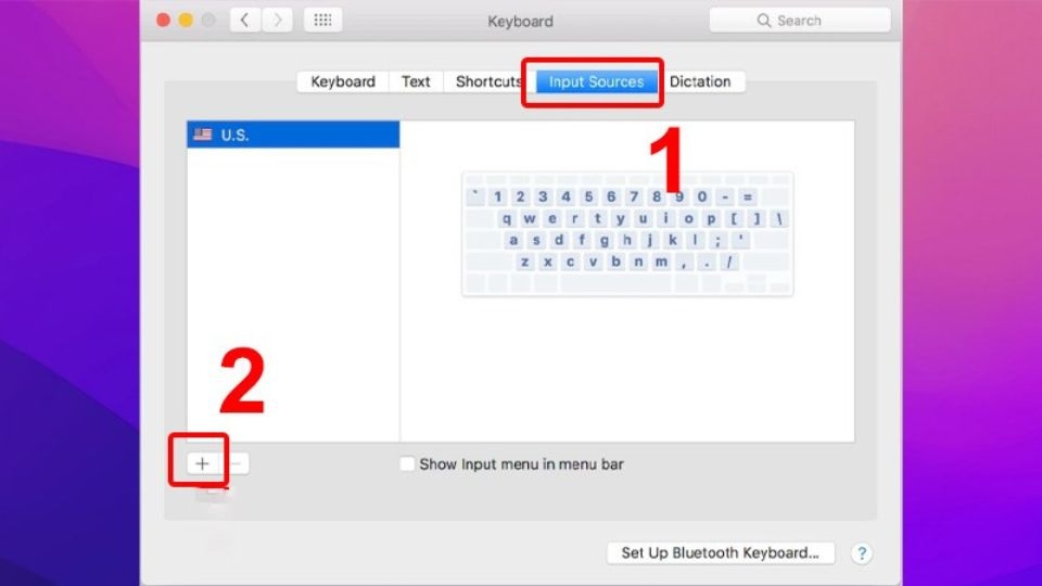 Tiếp đến bạn nhấn vào “Nguồn đầu vào/ Input Sources”