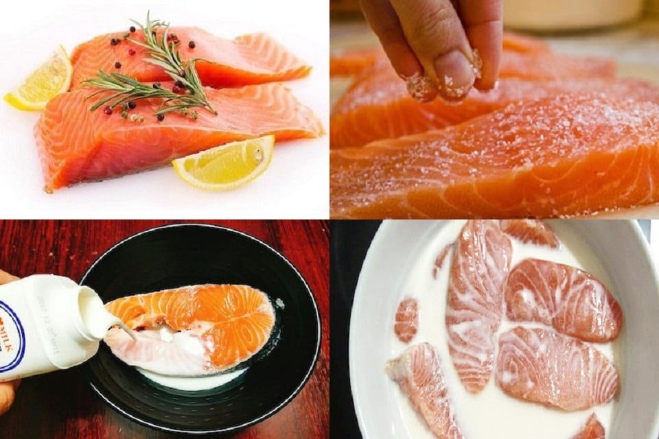 Cách làm ruốc cá hồi cho bé ăn dặm 2