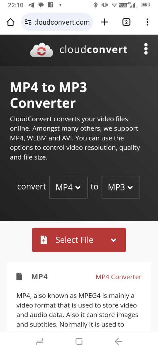 Cách chuyển video sang MP3 (1)