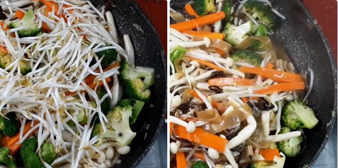 miến xào rau củ - Ảnh 6