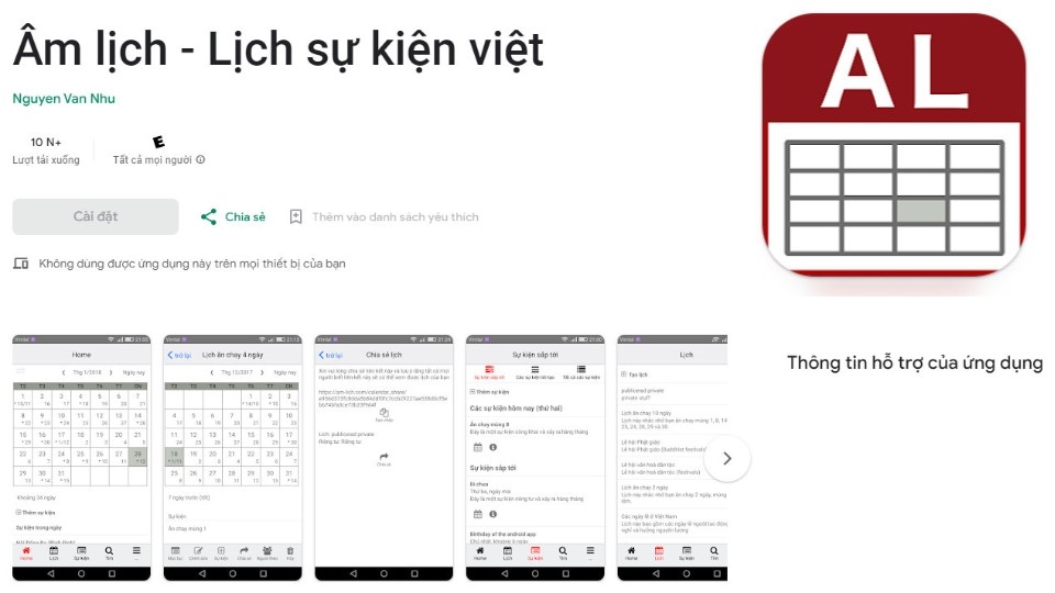 Ứng dụng Âm lịch Việt Nam