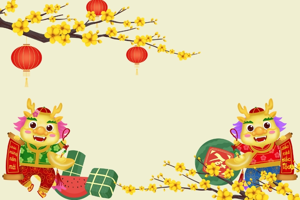 Tổng hợp background tết màu sắc khác 2