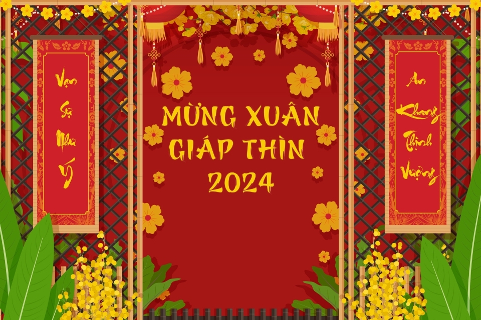 Tổng hợp background tết màu đỏ 1