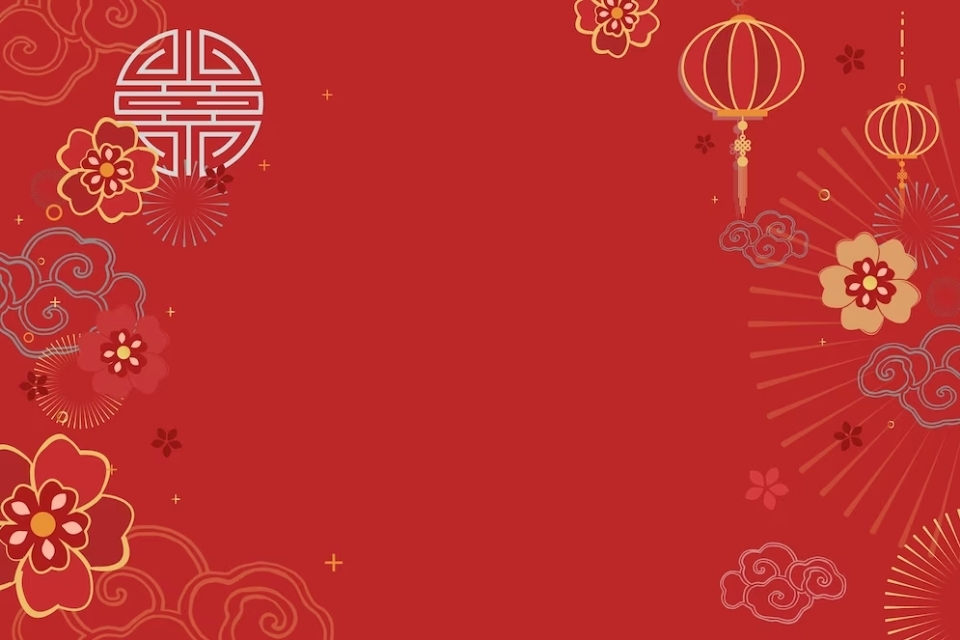 Tổng hợp background tết màu đỏ 4