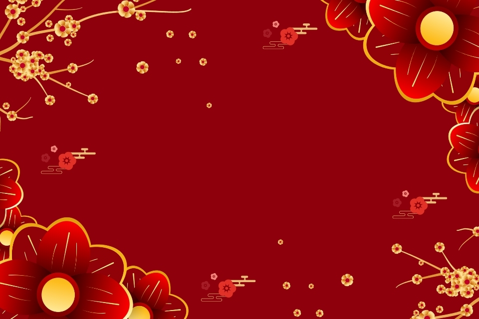 Tổng hợp background tết màu đỏ 2