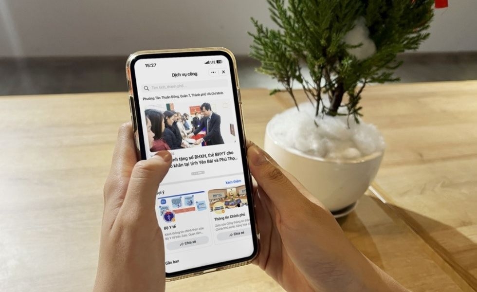 dịch vụ công trên Zalo