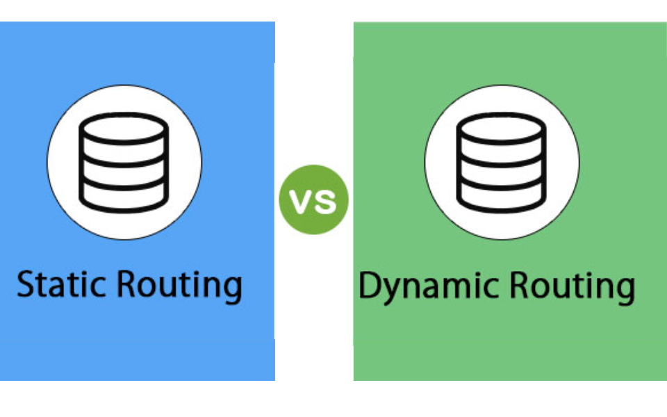 Có 2 loại định tuyến động và định tuyến tĩnh
