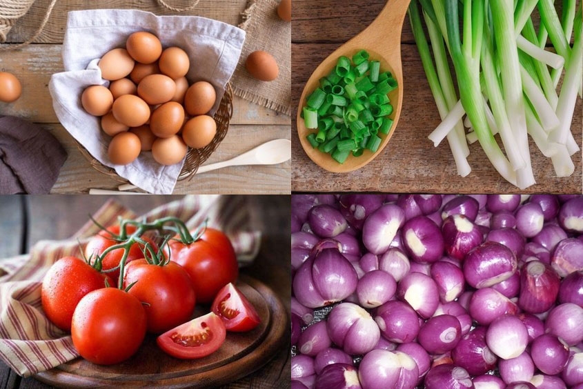 Trứng xào cà chua hình 1
