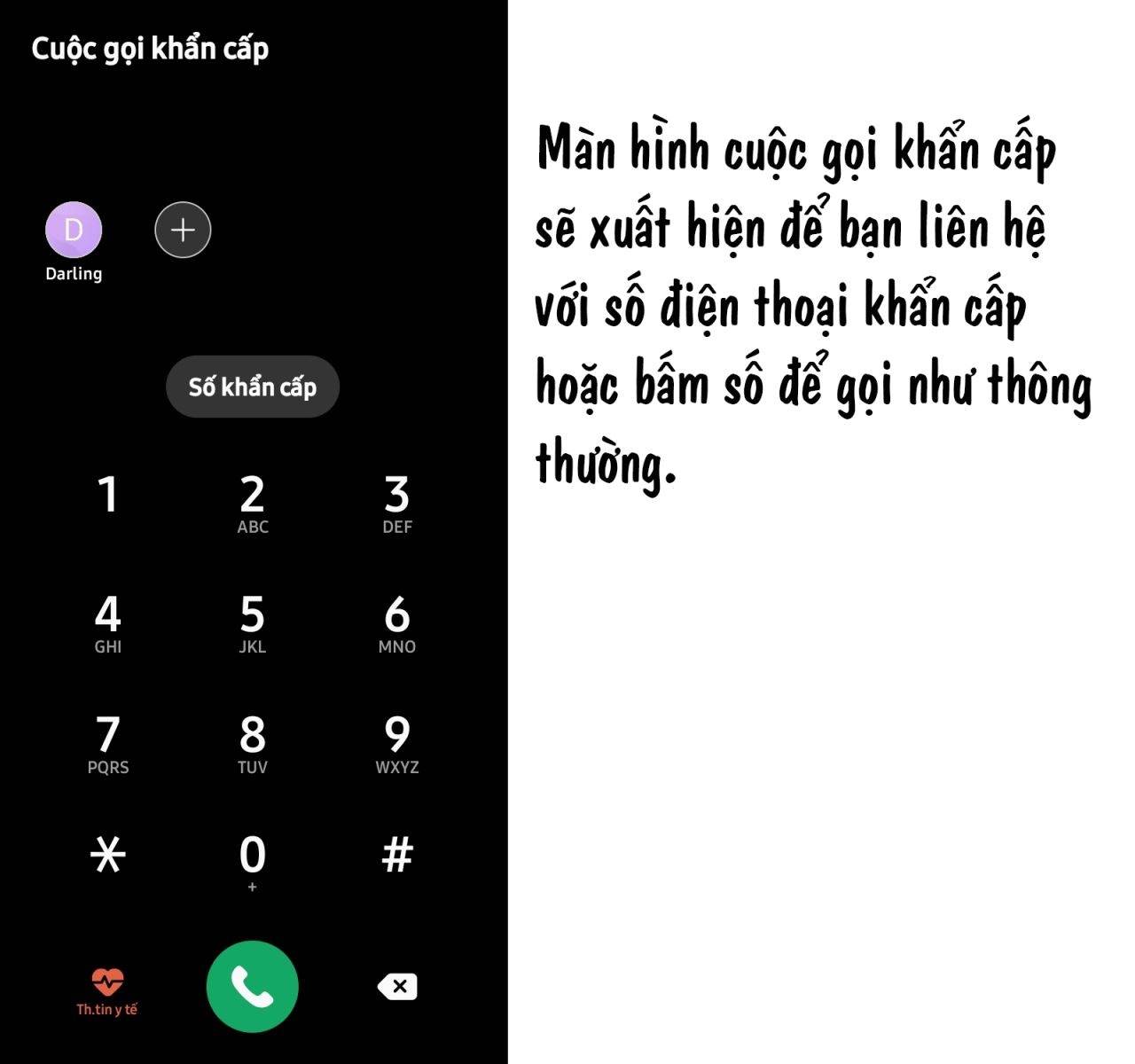 cách mở khóa điện thoại samsung bằng cuộc gọi khẩn cấp 3