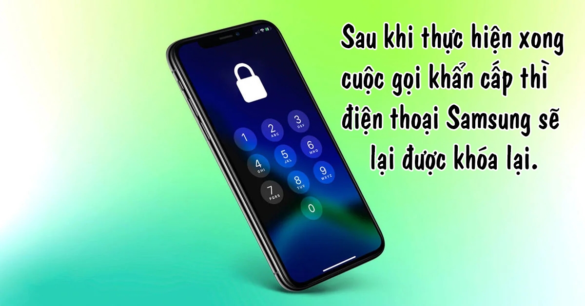 cách mở khóa điện thoại samsung bằng cuộc gọi khẩn cấp 5