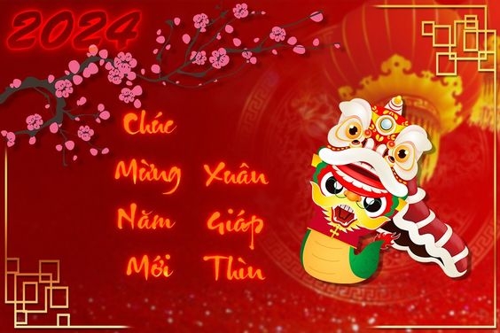 hình nền 4k màu đỏ tết 2024 - hình 1