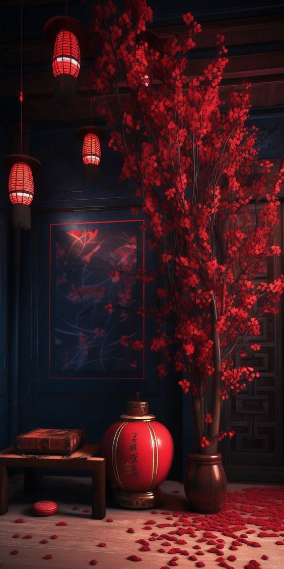 hình nền 4k màu đỏ tết 2024 - hình 39