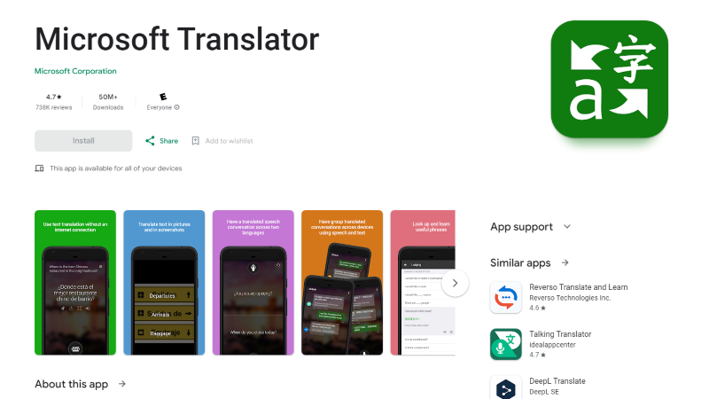 app dịch trực tiếp trên màn hình điện thoại 3