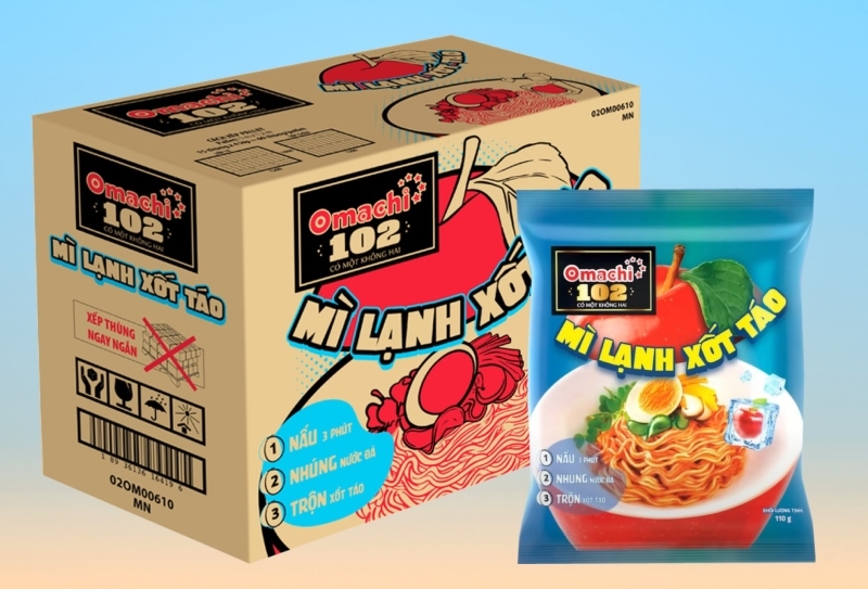 Mì lạnh sốt táo hình 5