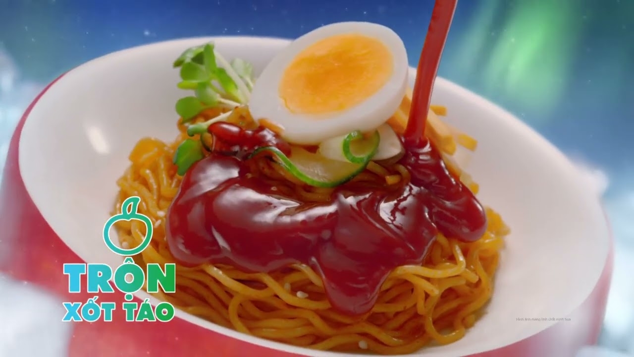 Mì lạnh sốt táo hình 6