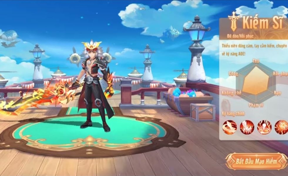 kiếm sĩ game mật mã Gaia