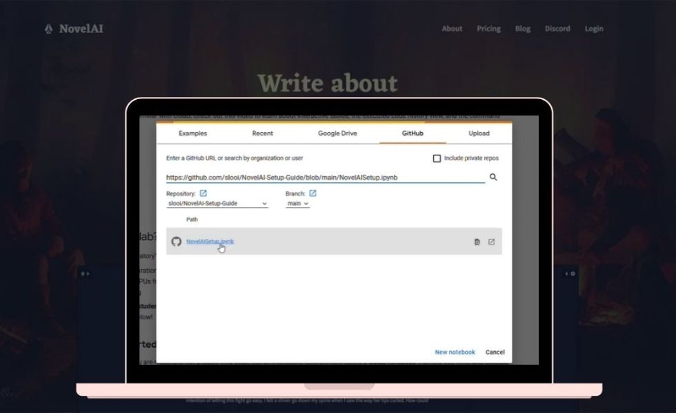 một sổ ghi chép nhờ github