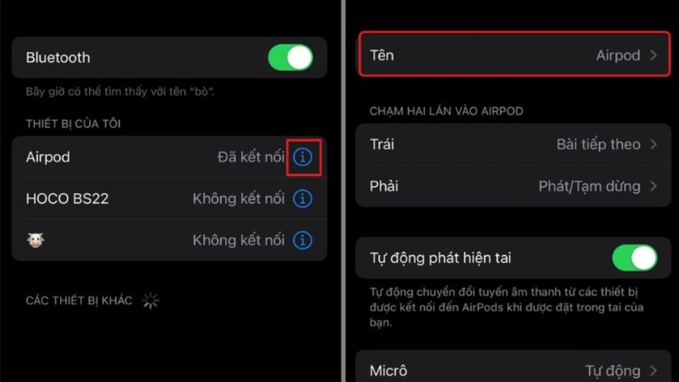 Cách sử dụng AirPods 3 khi đã kết nối thành công