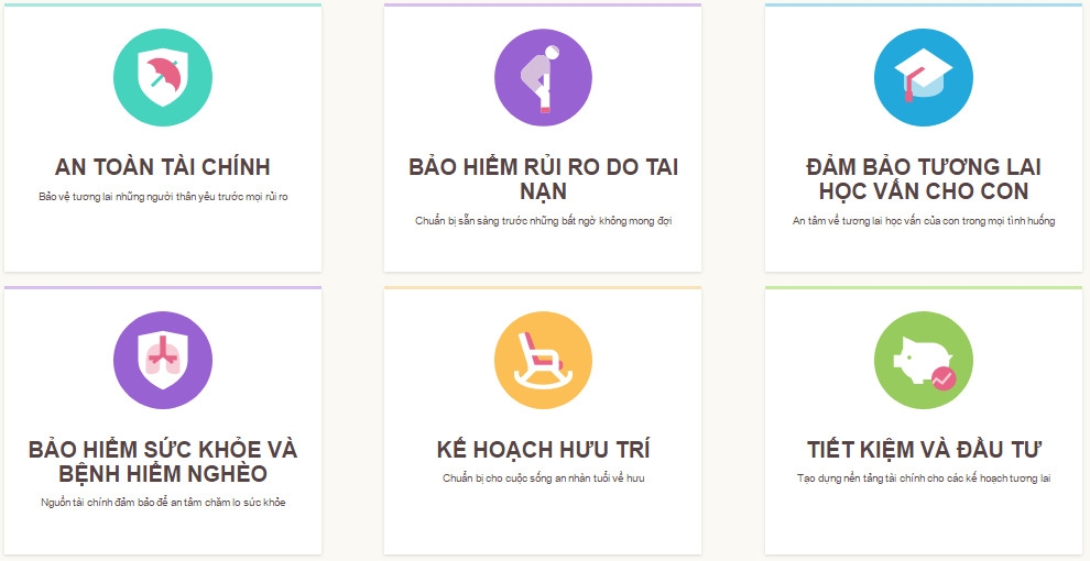 AIA cung cấp nhiều gói bảo hiểm giúp bạn lựa chọn theo nhu cầu