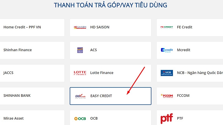 tra cứu hợp đồng Easy Credit (hình 7)