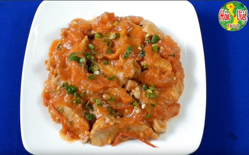 thịt sốt cà chua - Ảnh 4