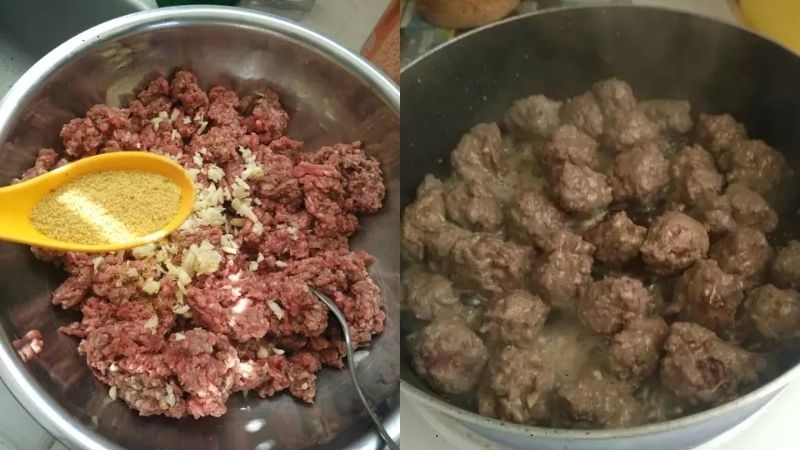 thịt sốt cà chua - Ảnh 9