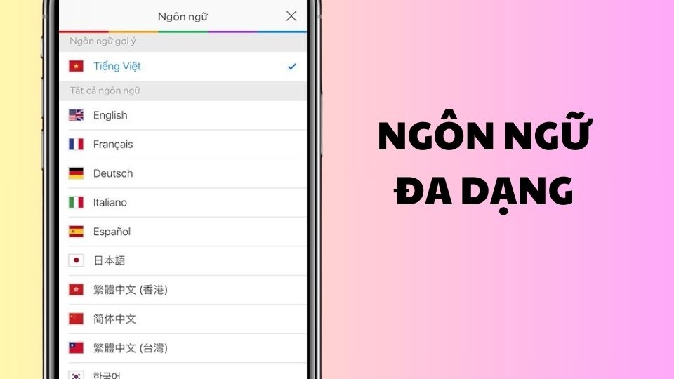 Ngôn ngữ đa dạng