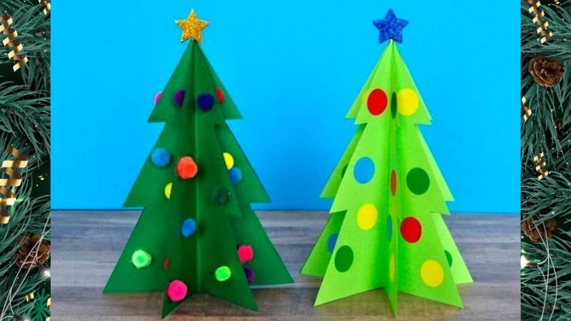 Chi tiết 10 cách làm cây thông Noel từ các vật liệu đơn giản 2